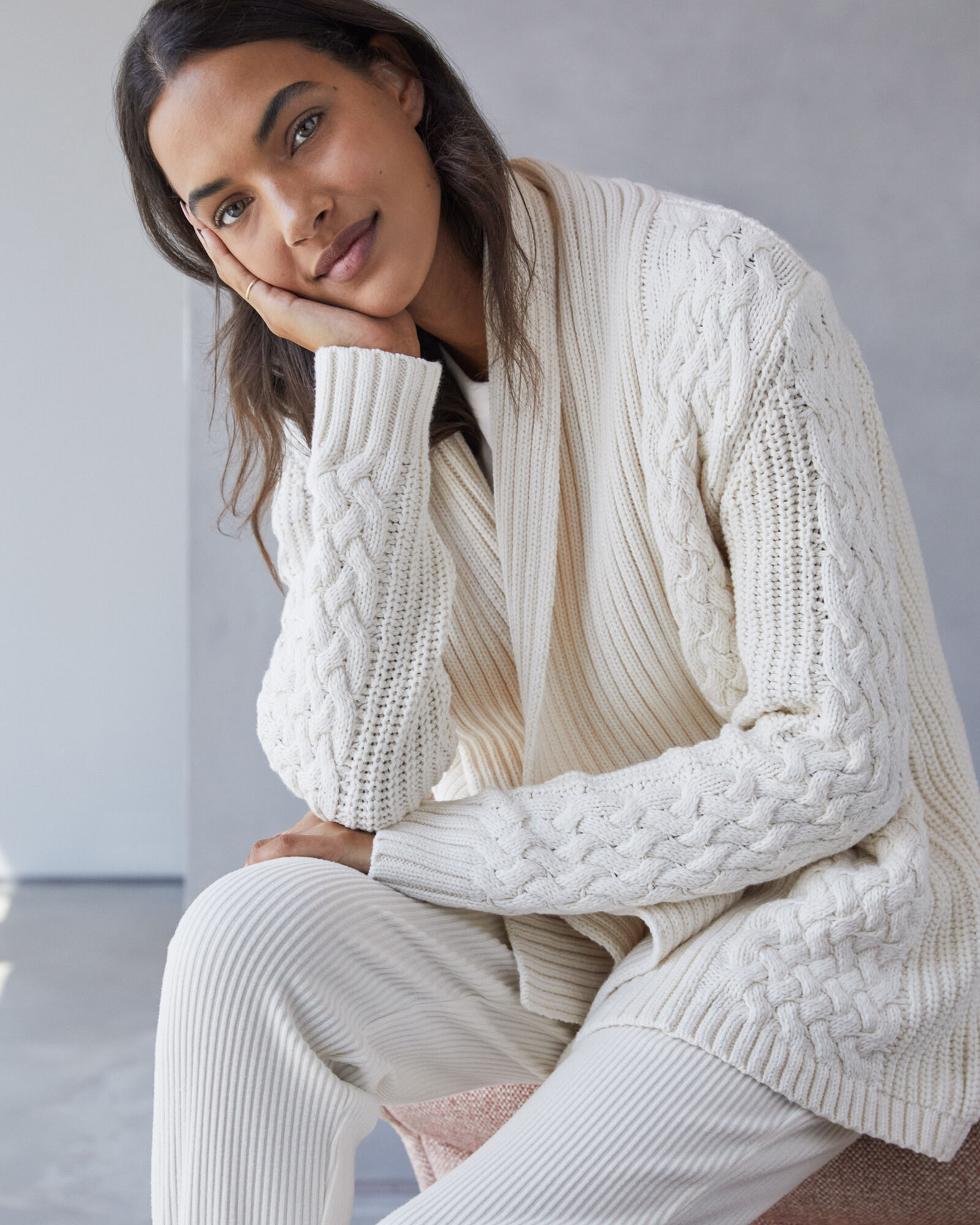 White flyaway cardigan new arrivals