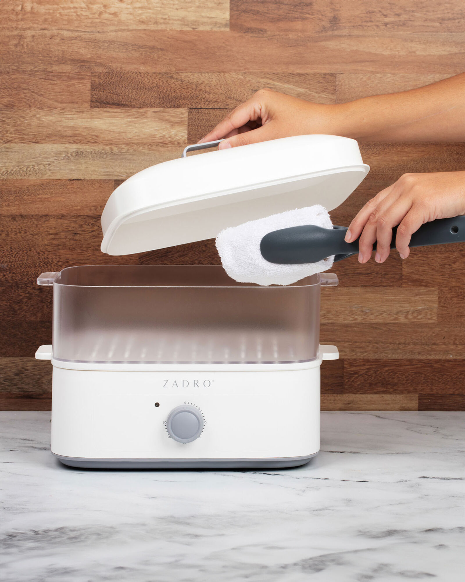 ZADRO Towel Steamer with Tongs