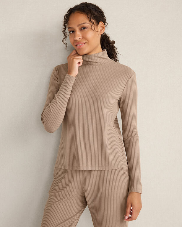 Resti Drapey Rib Knit Turtleneck