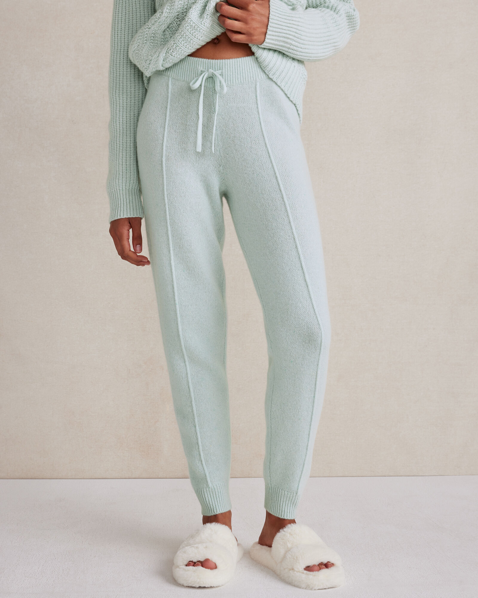 Cashmere Pintuck Joggers | Haven Well Within