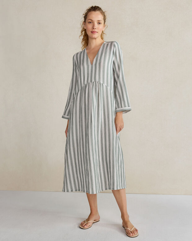 the salting gauze colorblock caftan maxi dress The Salting Gauze Colorblock Caftan Maxi Dress