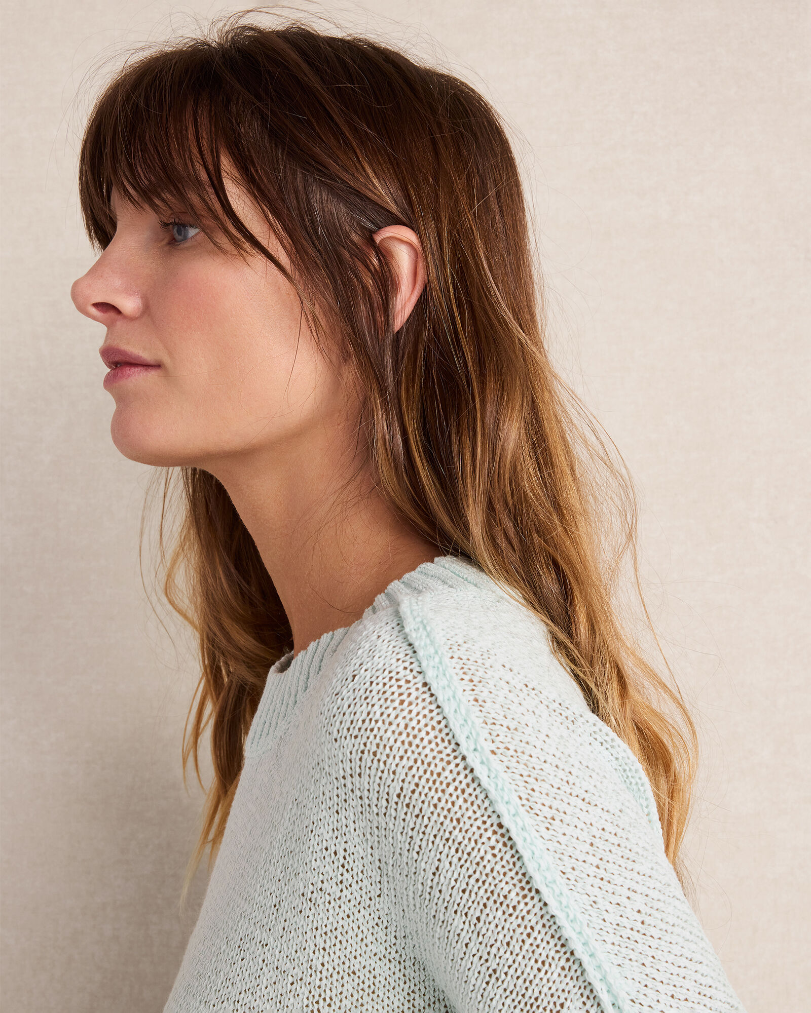 Linen Tape Yarn Crewneck