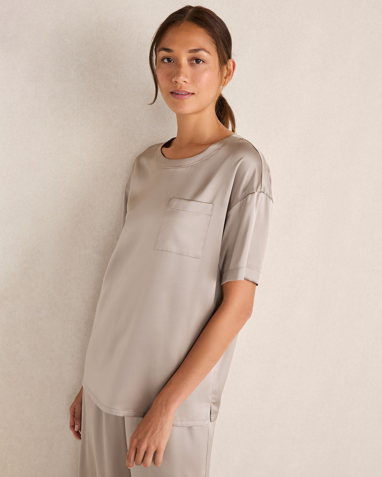 Silk sleep sales top