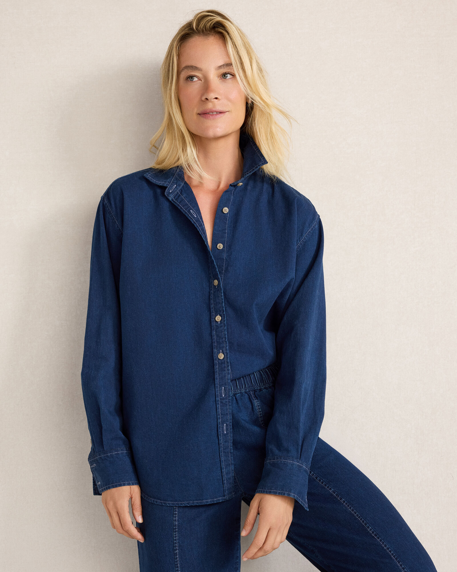 The Daily Shirt in Organic Cotton Denim