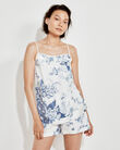 Washable Silk Blooming Toile Cami