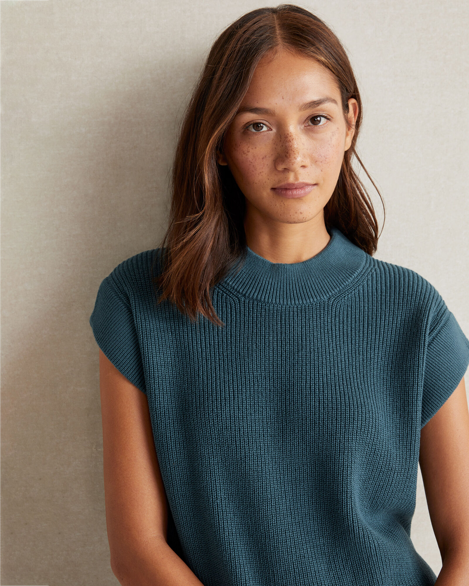 Organic Cotton Short Sleeve Sweater | Haven Well Within