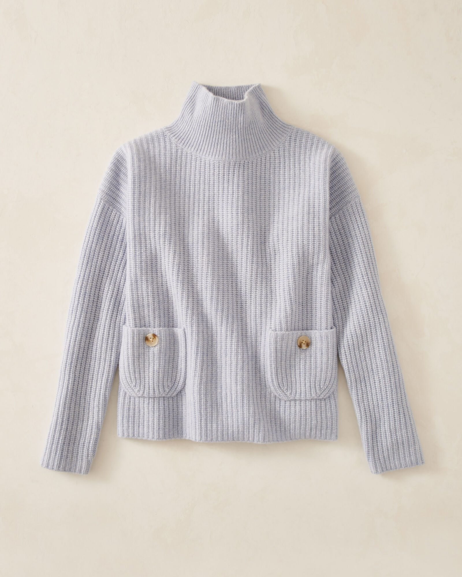Cashmere Funnel Neck Sweater