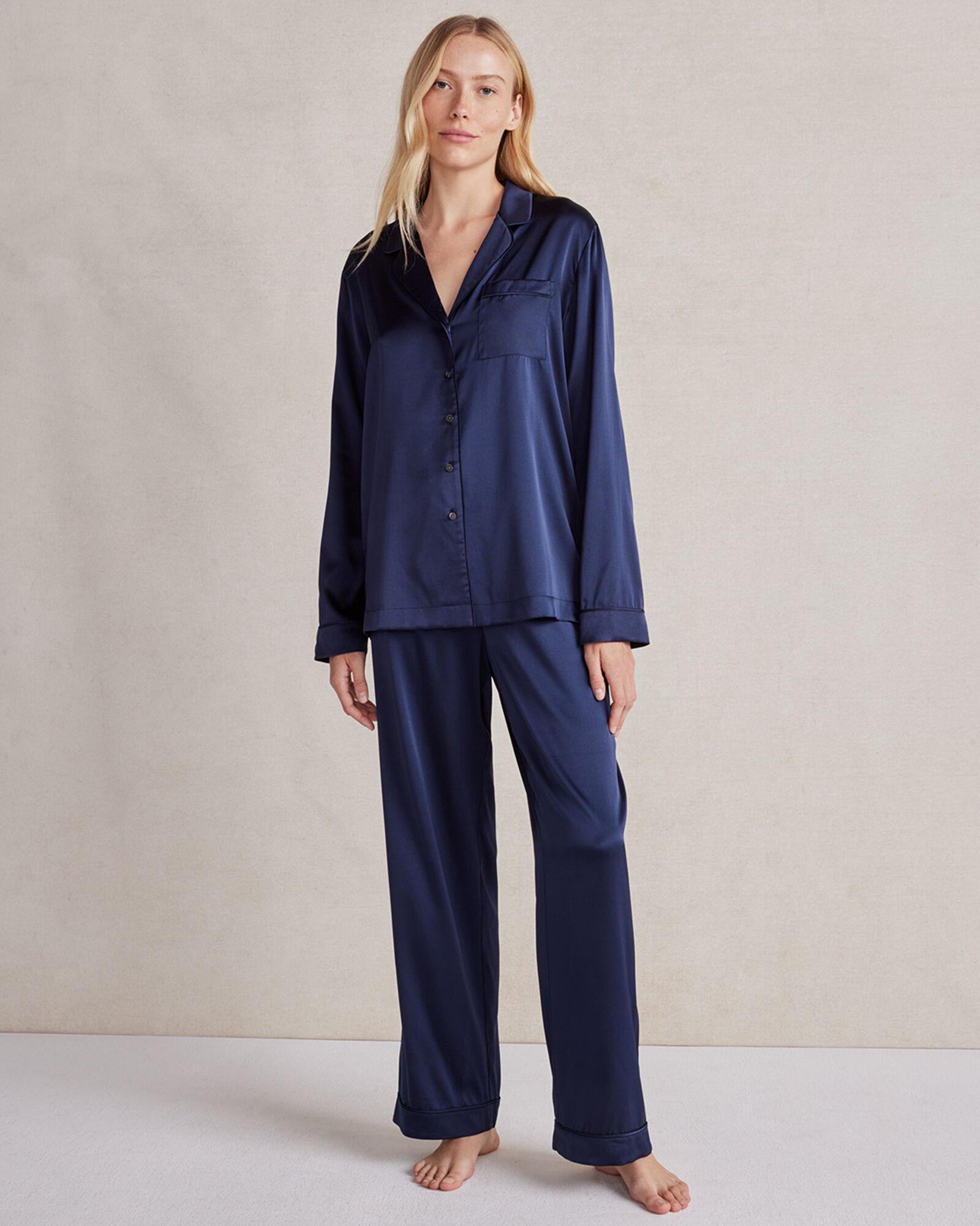 Washable silk pajama pants clearance