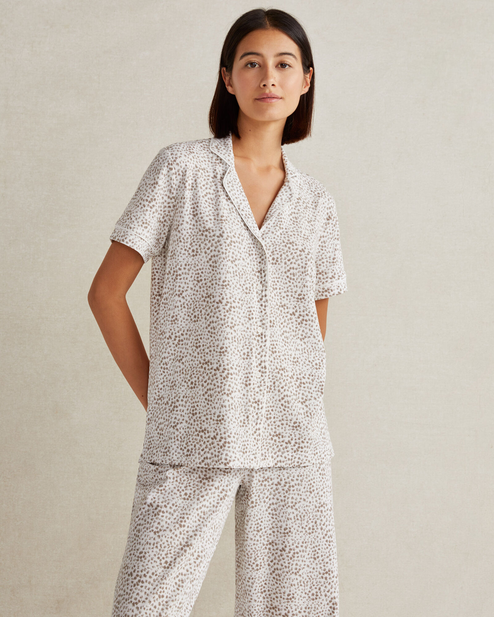 Animal print cotton best sale pyjamas