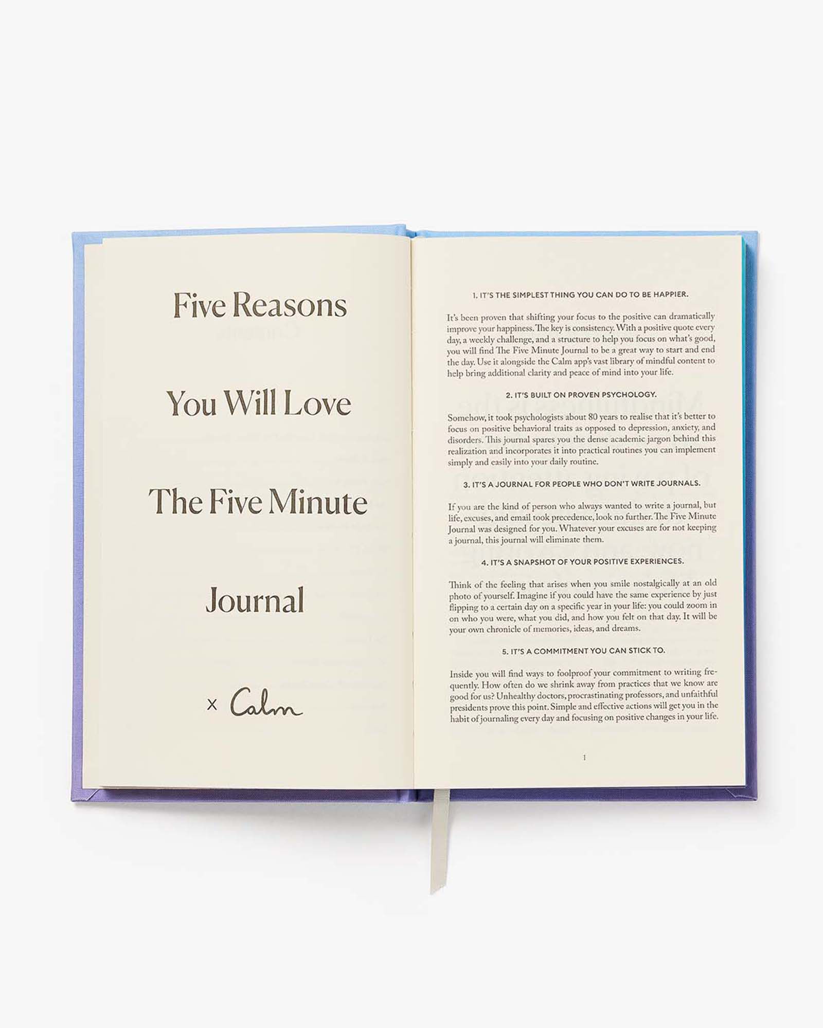 Intelligent Change Calm x The Five Minute Journal