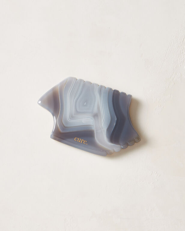 CURE Agate Gua Sha for Face and Body Massage