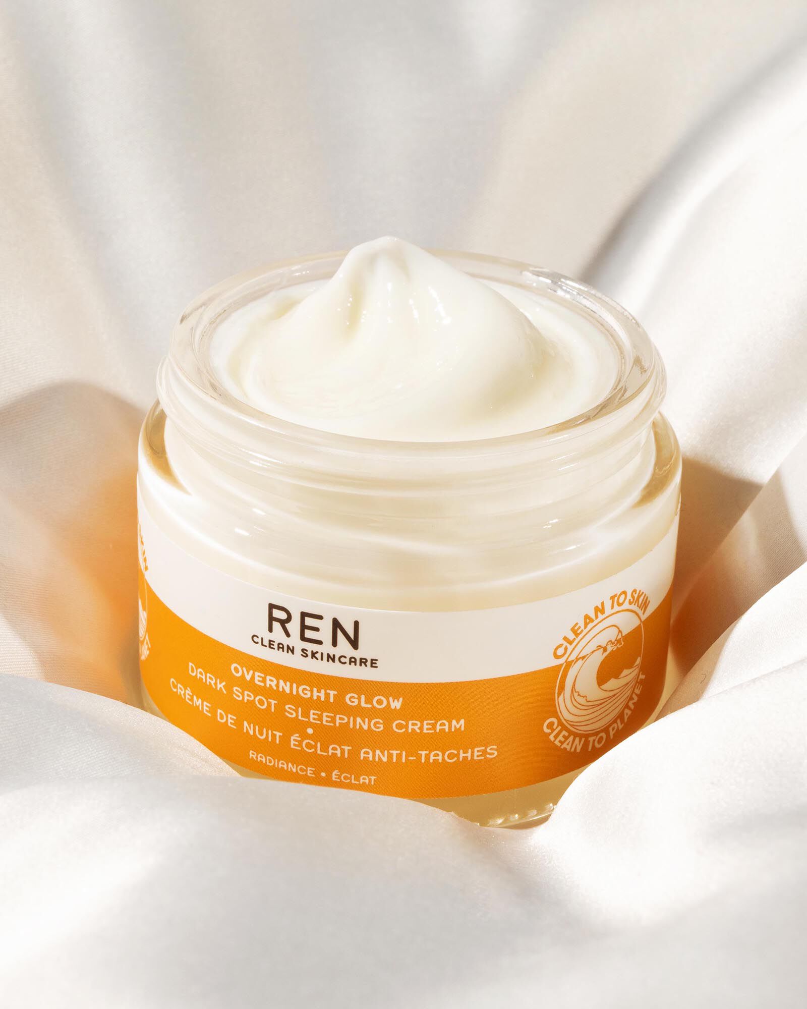 REN Clean Skincare Radiance Overnight Glow Dark Spot Sleeping Cream