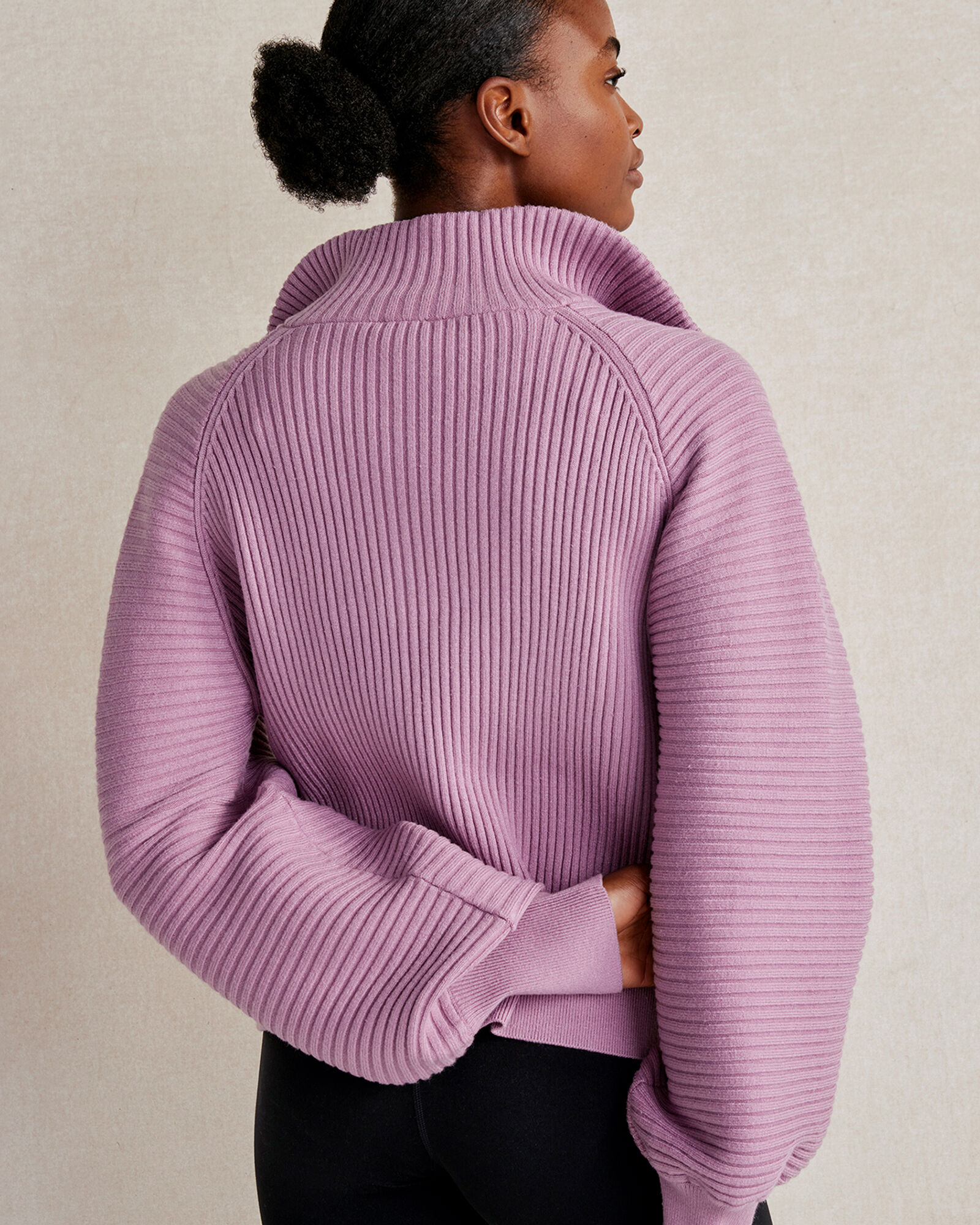 Varley Half-Zip Sweater - Smoky Grape