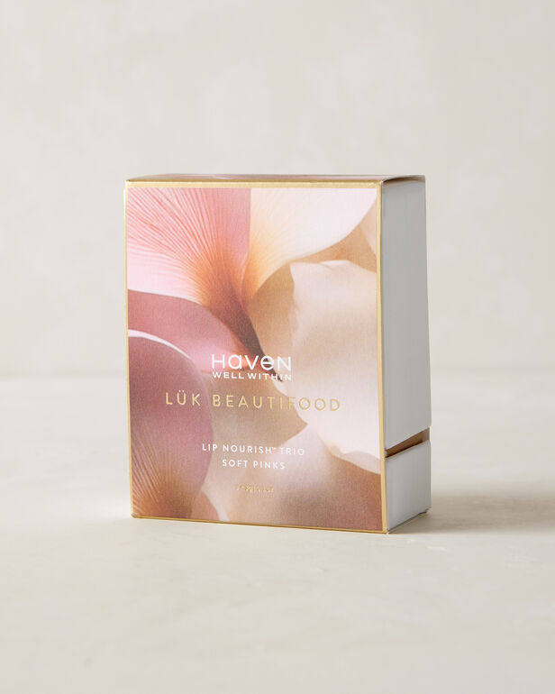 L&uuml;k Beautifood x Haven Well Within Lip Nourish Trio