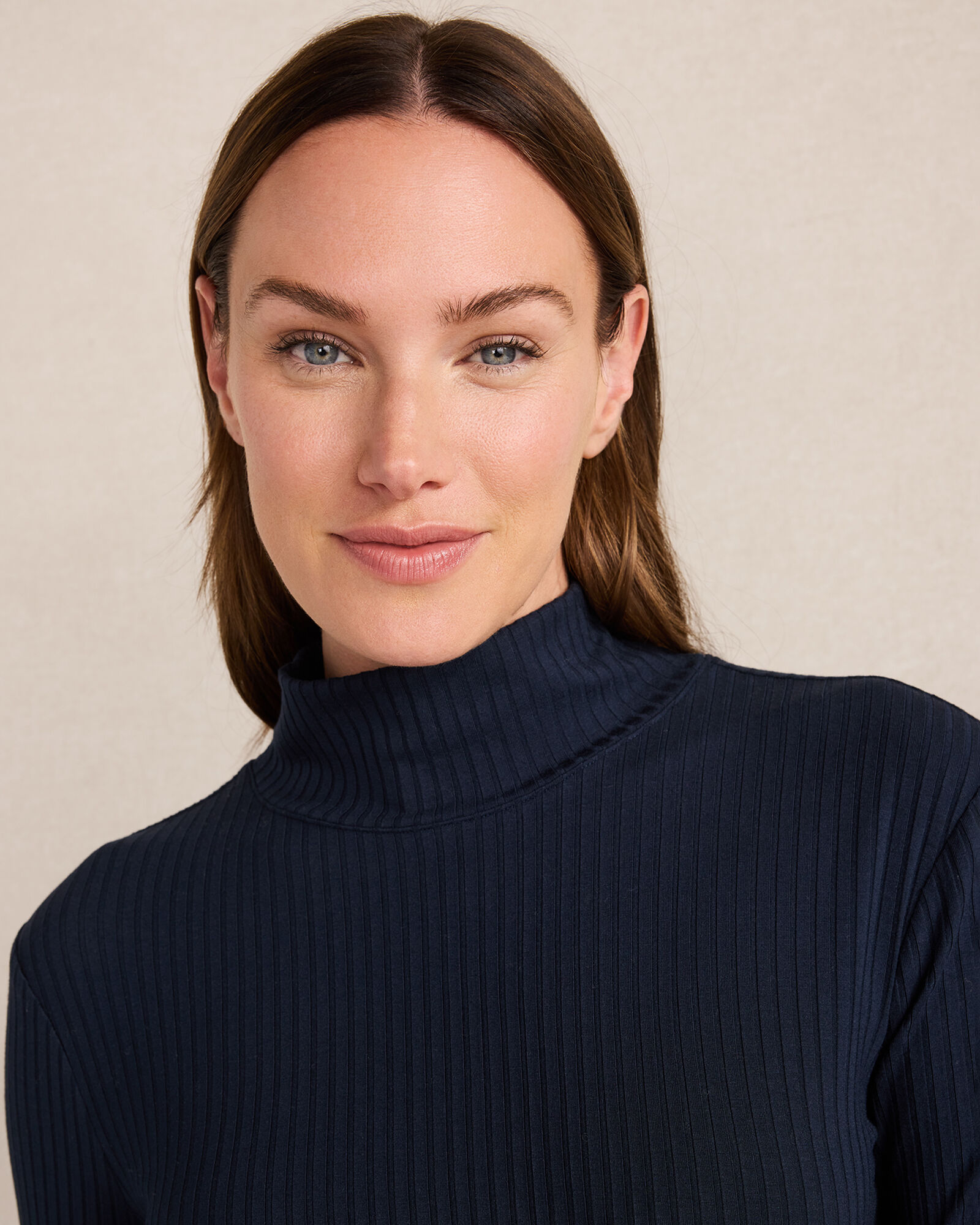 Resti Drapey Rib Knit Turtleneck