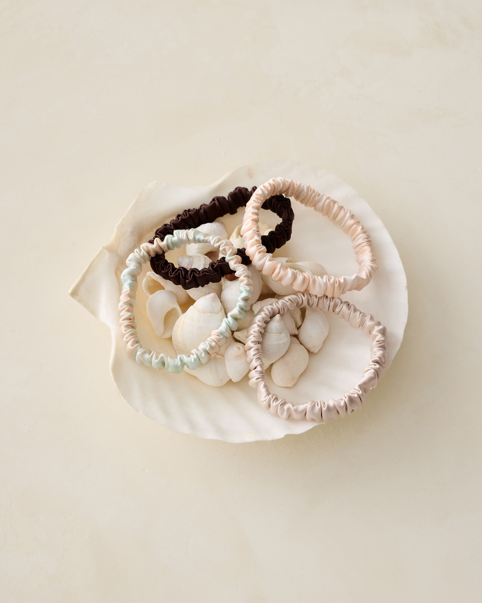Washable Silk Hair Ties &mdash; Pinstripe