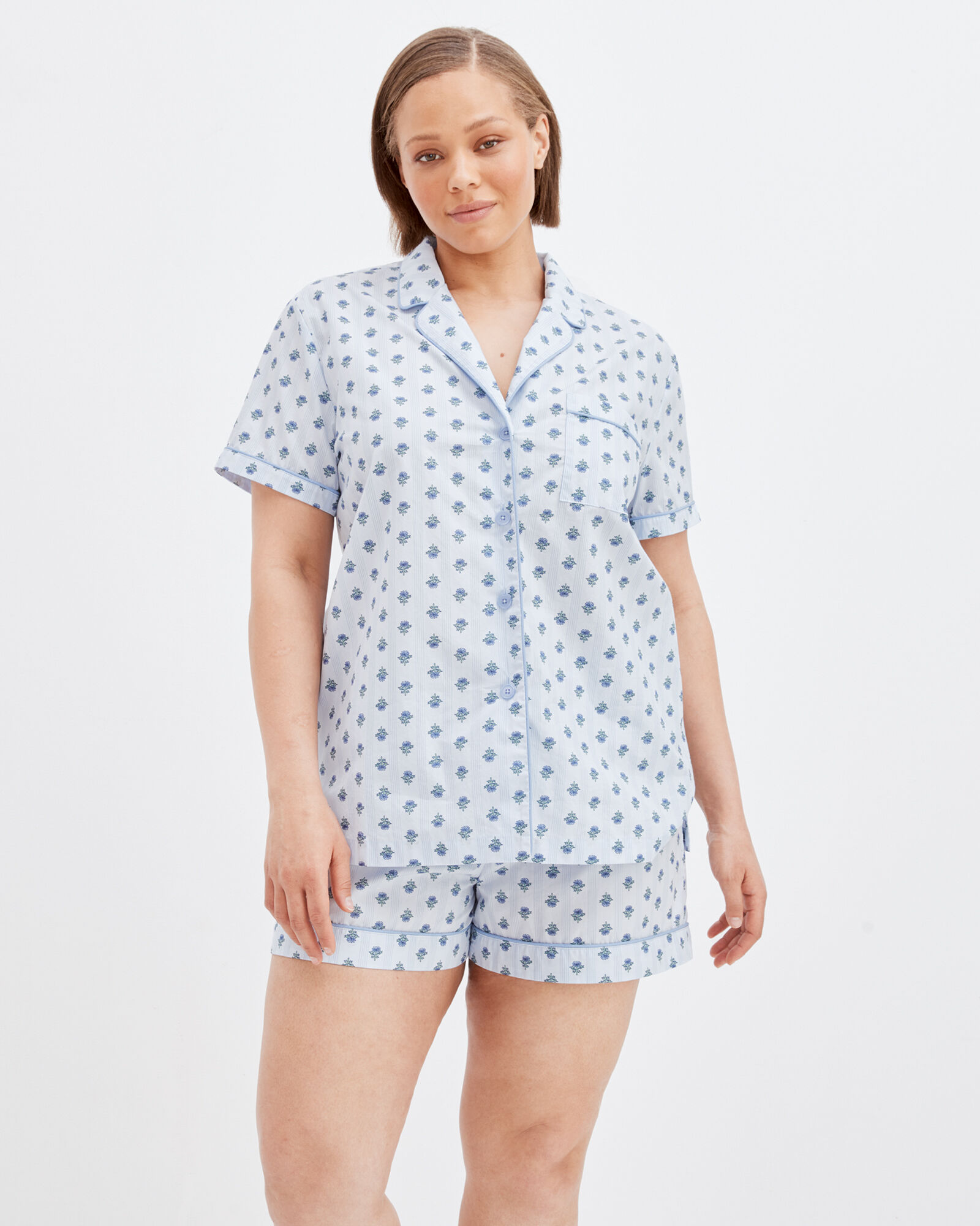 Poplin sleep shorts deals