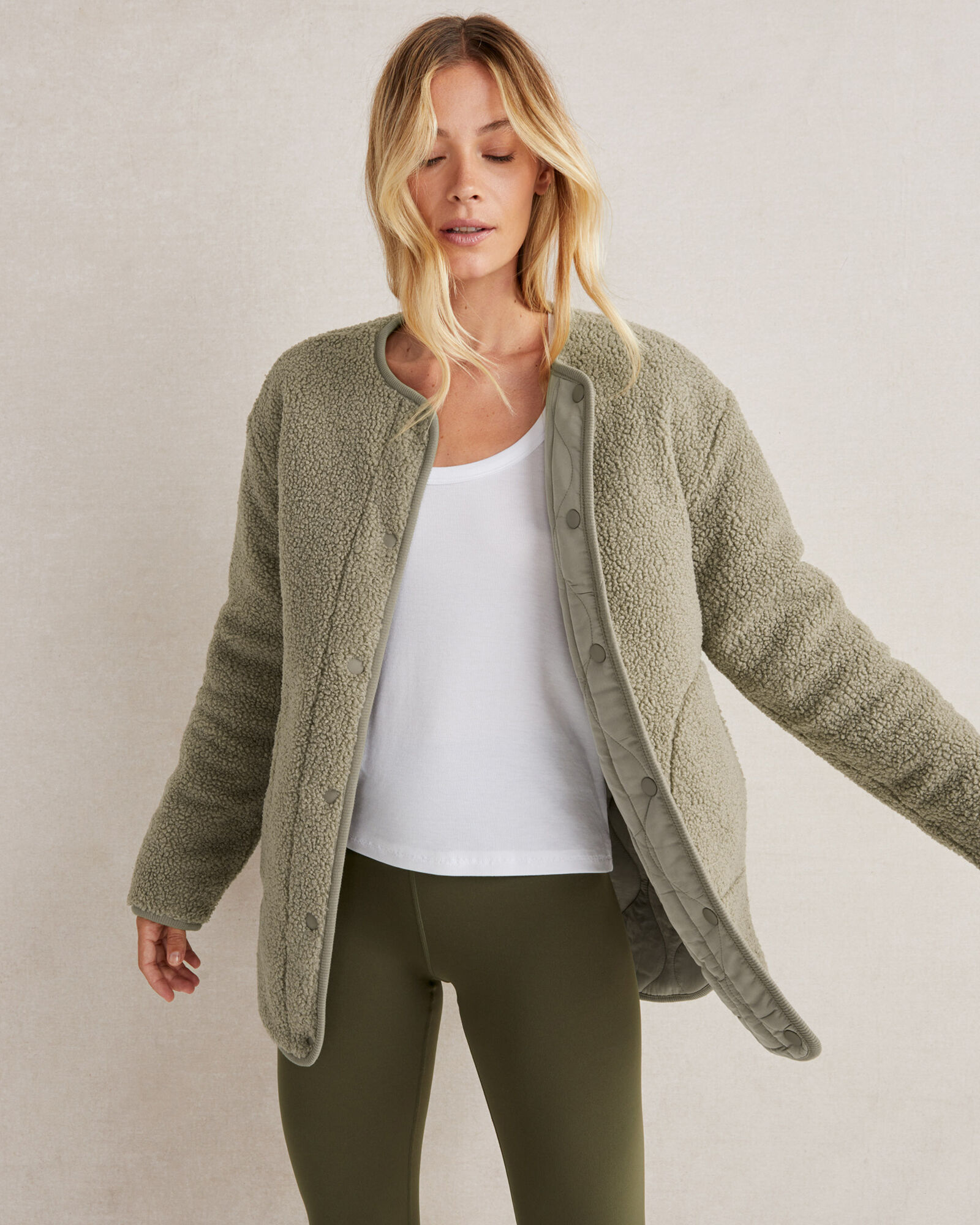 Reversible Sherpa Cardigan Haven Well Within