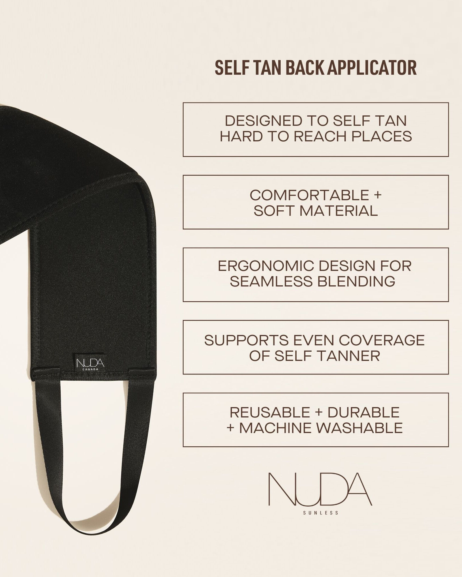 NUDA Self Tanning Back Applicator