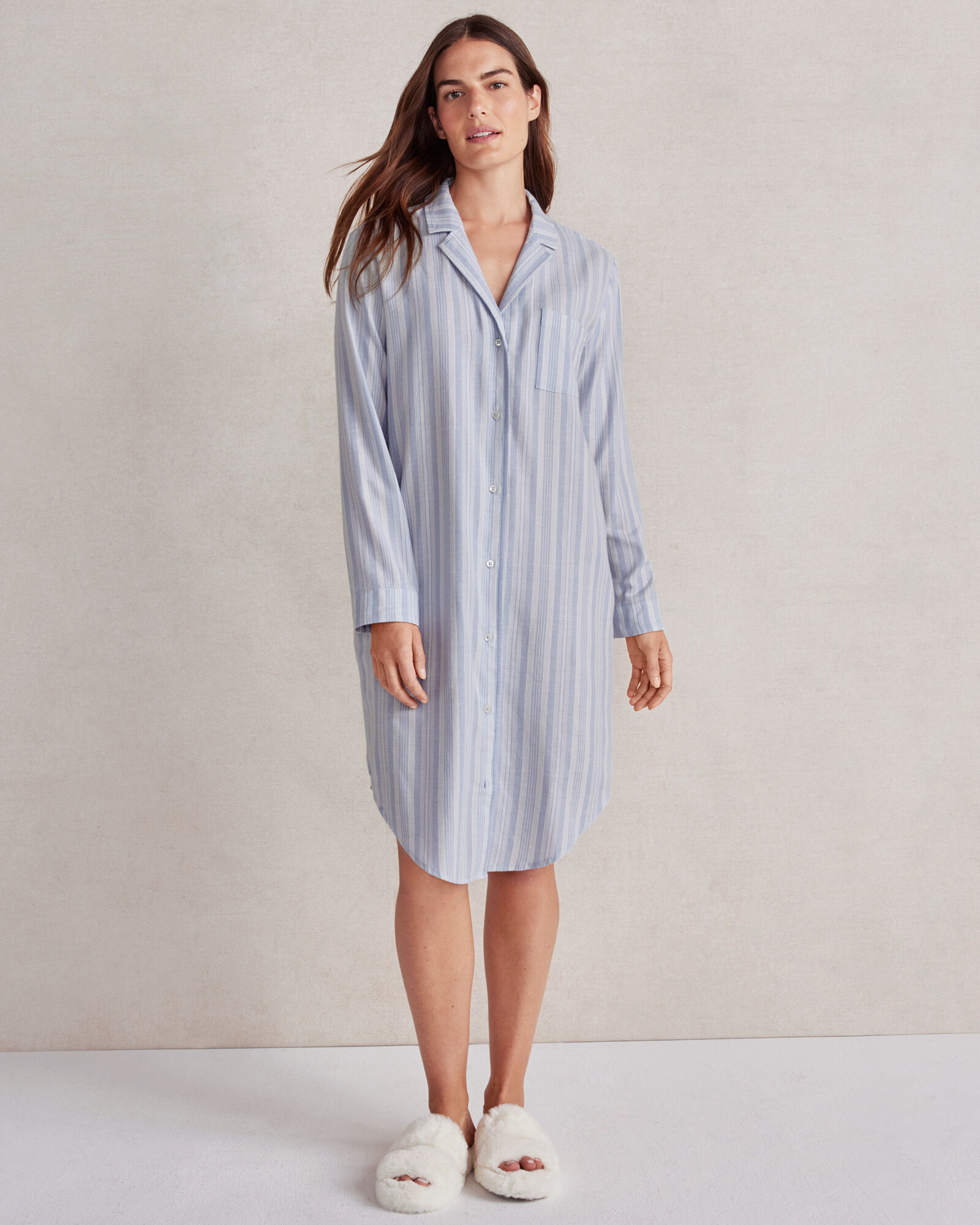 Flannel sleep hotsell dress