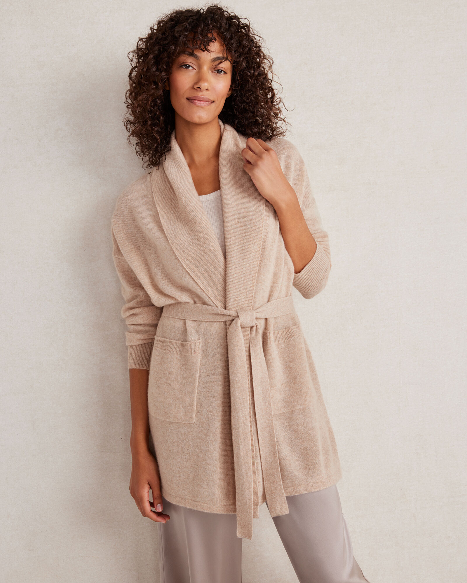 Cashmere deals wrap cardigan