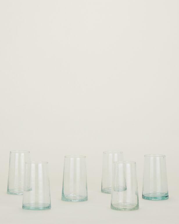 Hawkins New York Large Recycled Glassware, Set of 4