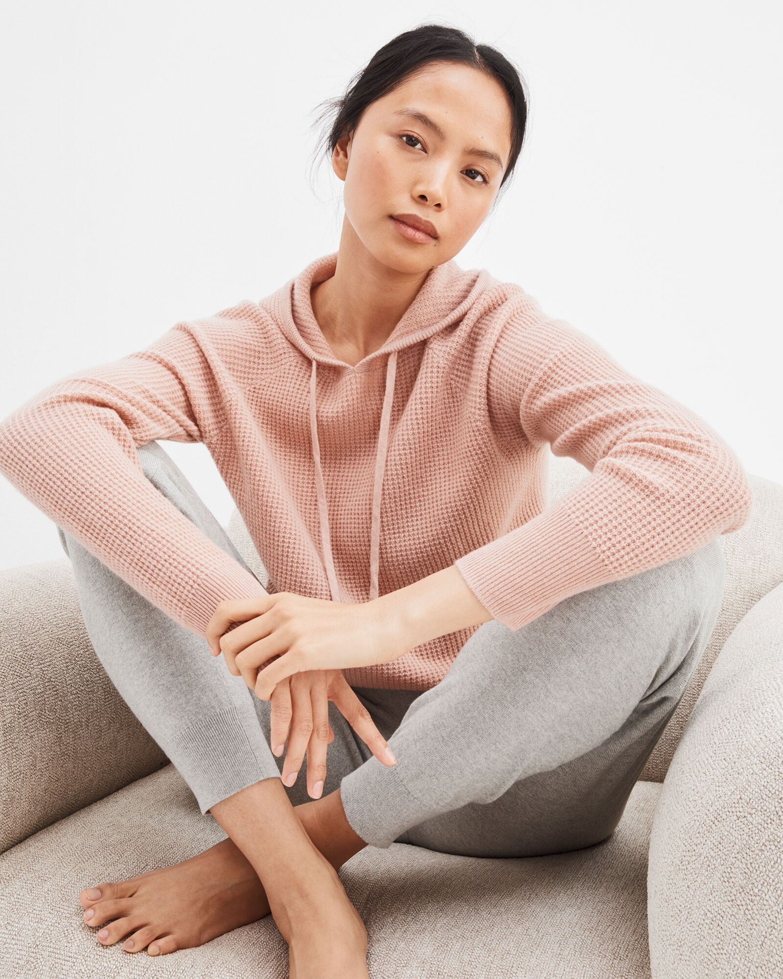 Cashmere Waffle Hoodie