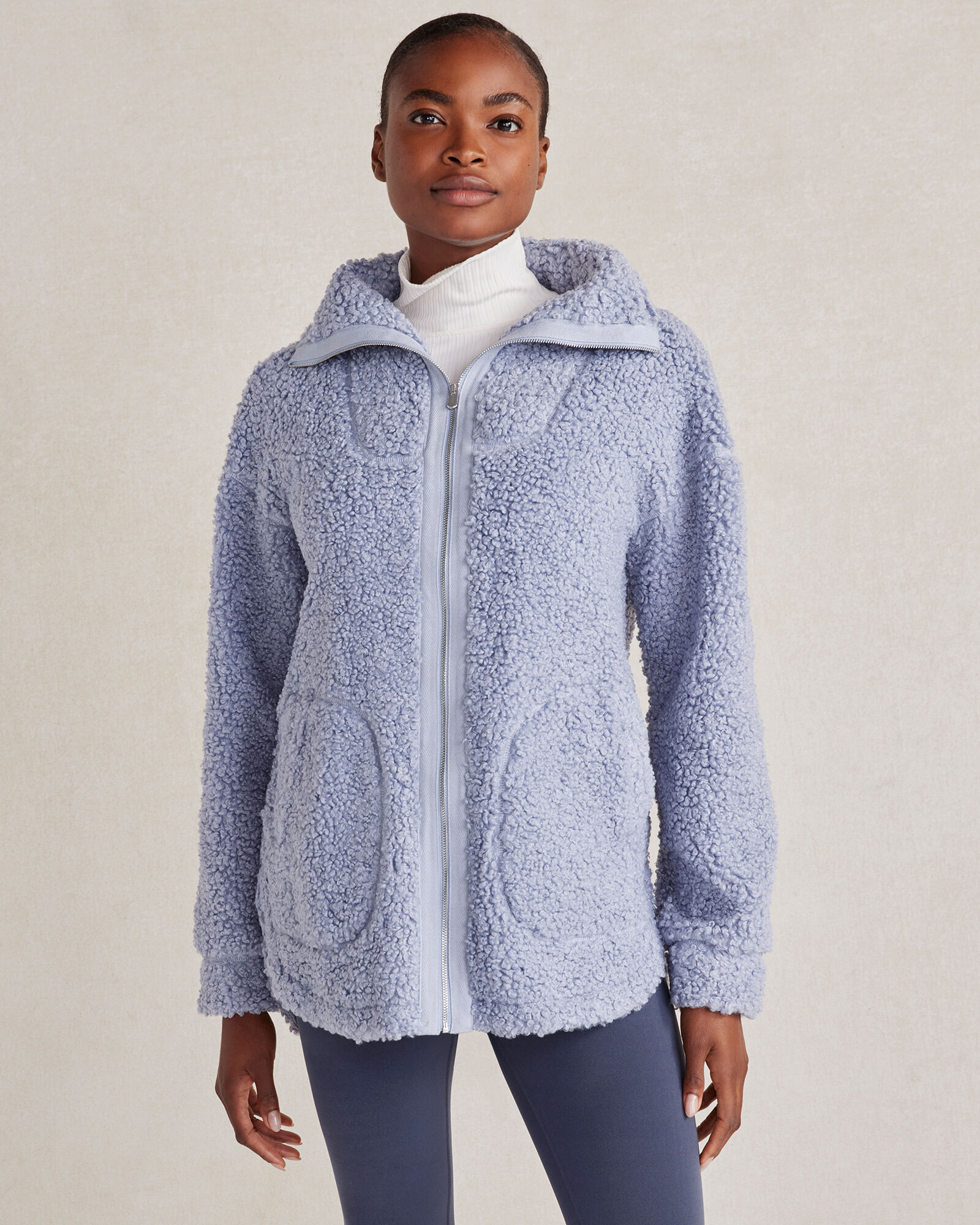 自家製 Sherpa Blue Jasper Sherpa Jacket | Haven Well Within