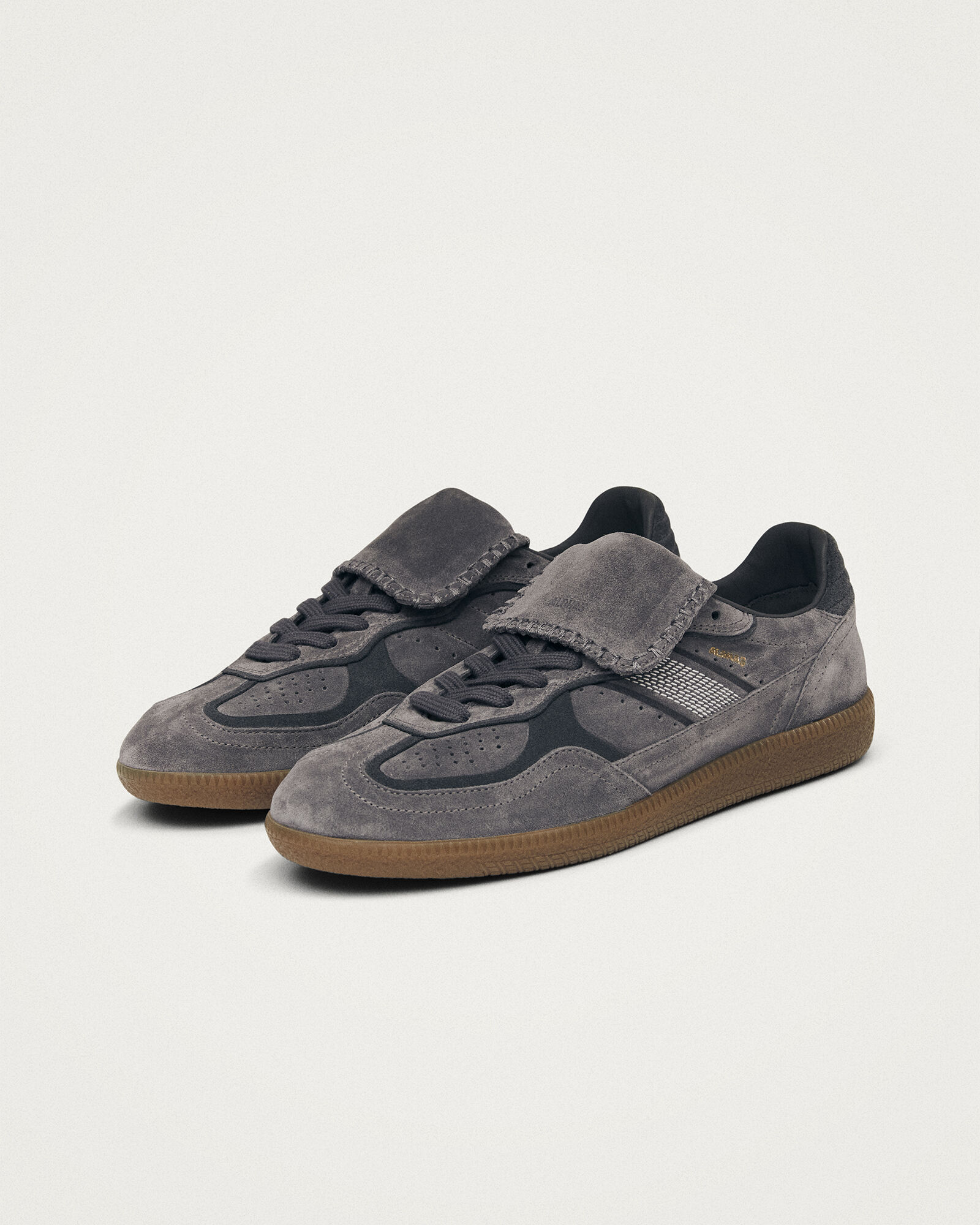 ALOHAS TB.490 Dark Grey Suede Leather Sneakers | Haven Well Within