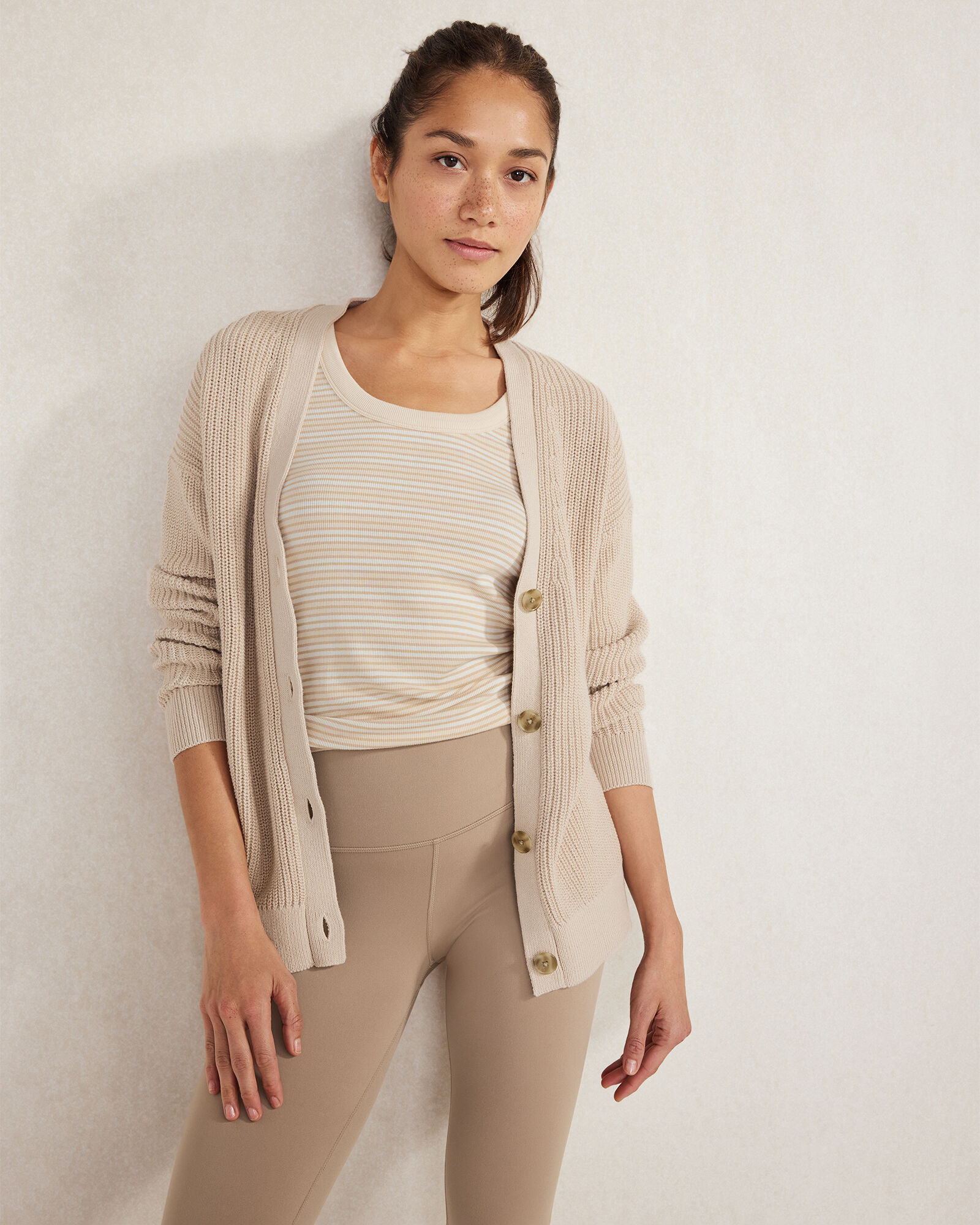 Organic Cotton Stripe Scoop Neck Tank