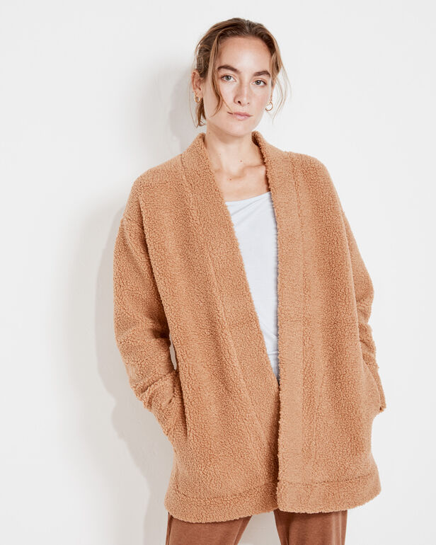 Sherpa Open Front Cardigan