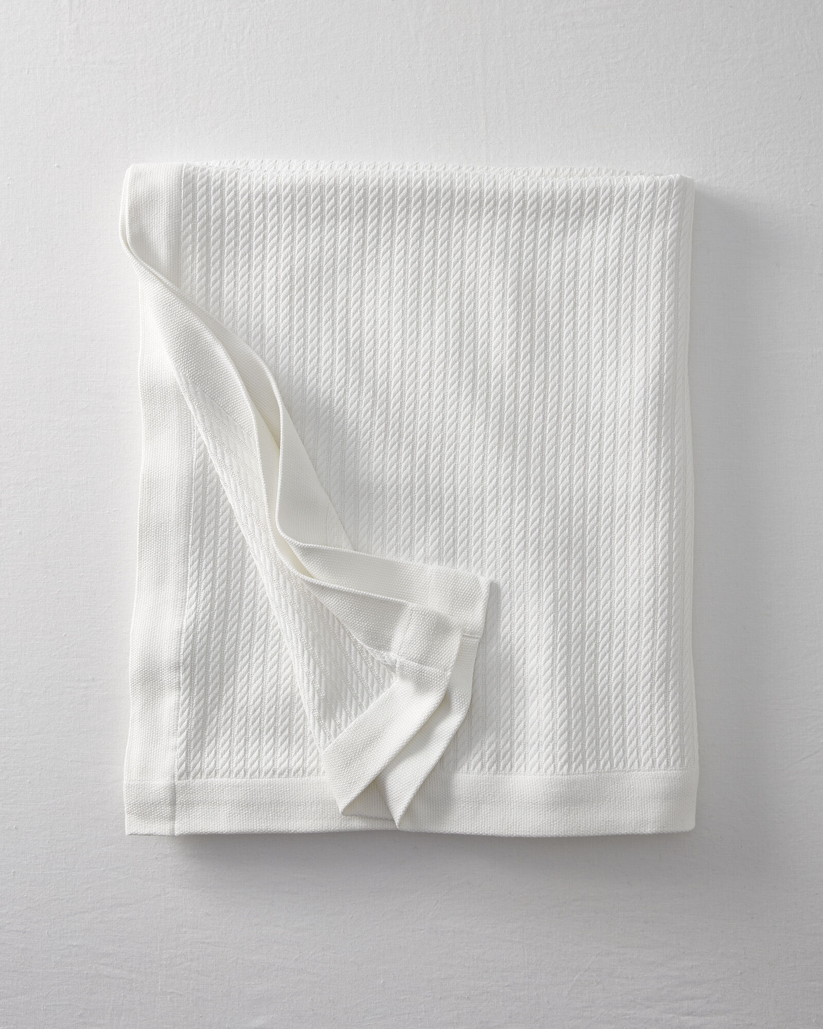 Cotton Cable Knit Blanket