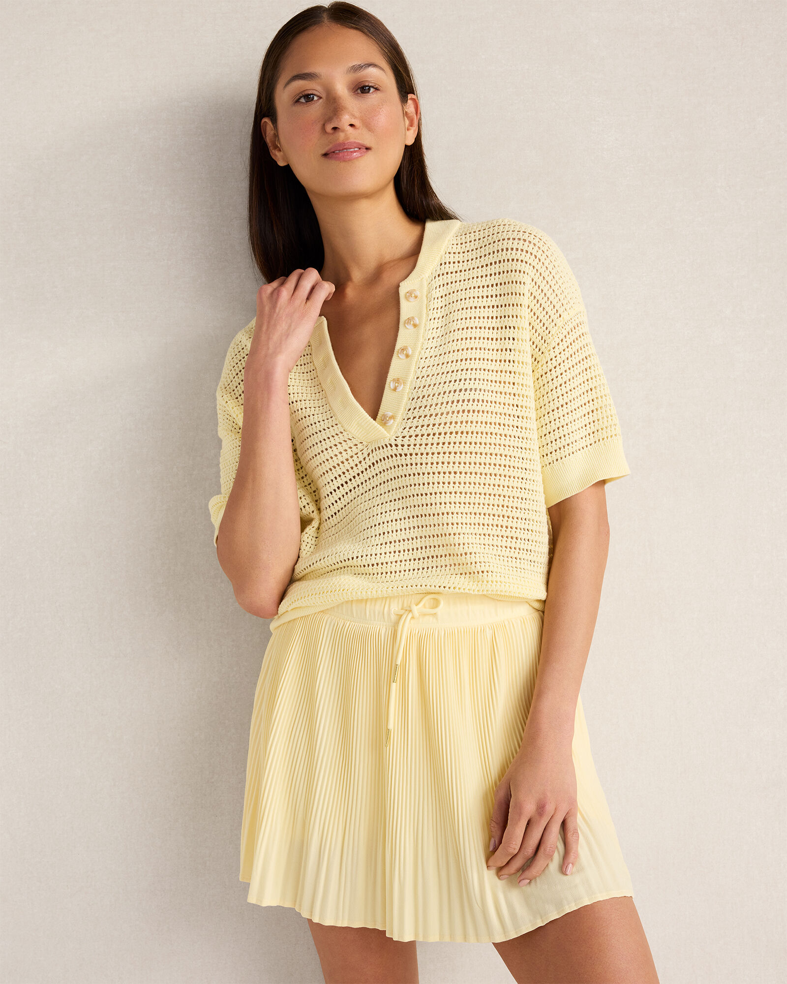 Varley Callie Knit Top