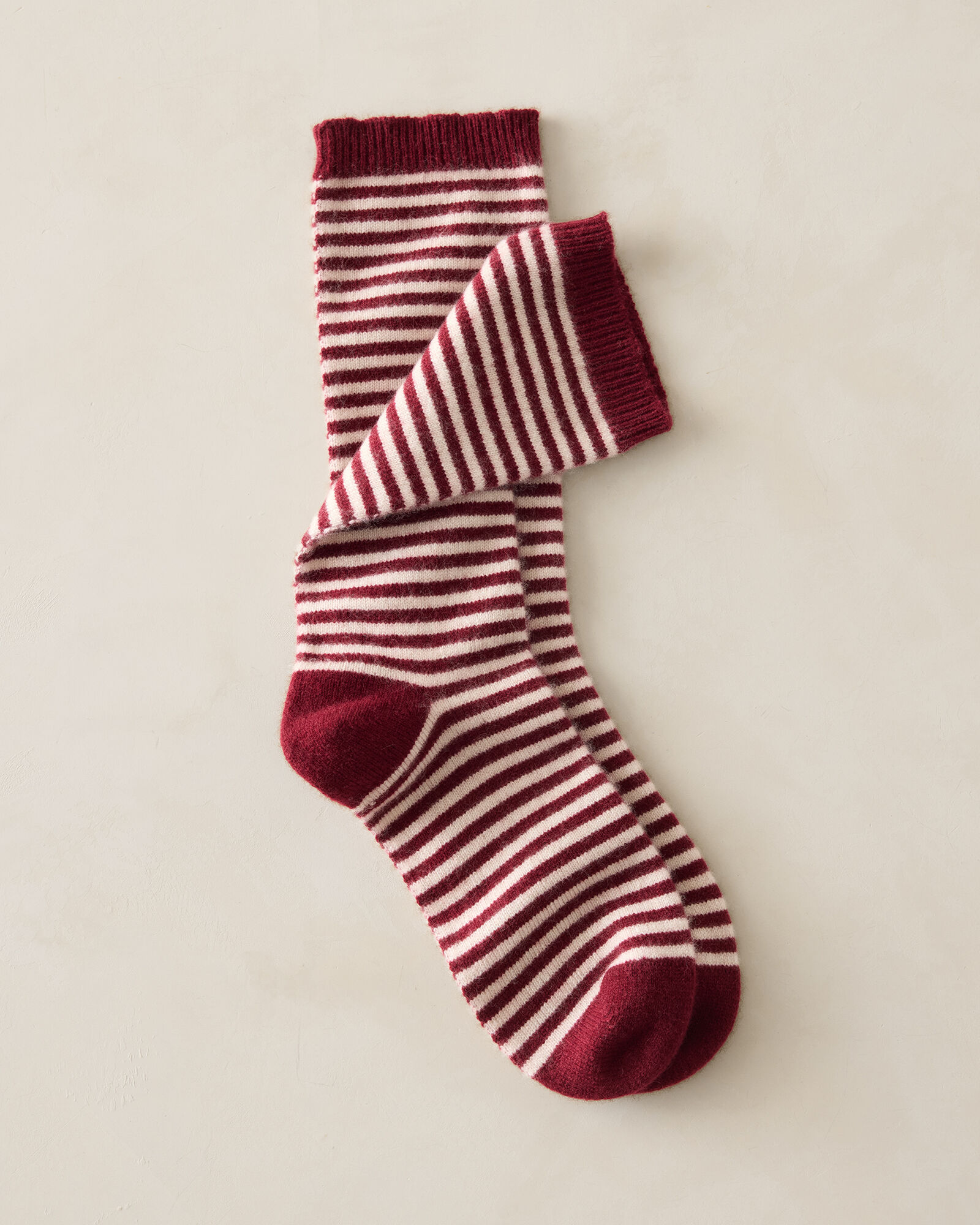 Cashmere Stripe Socks