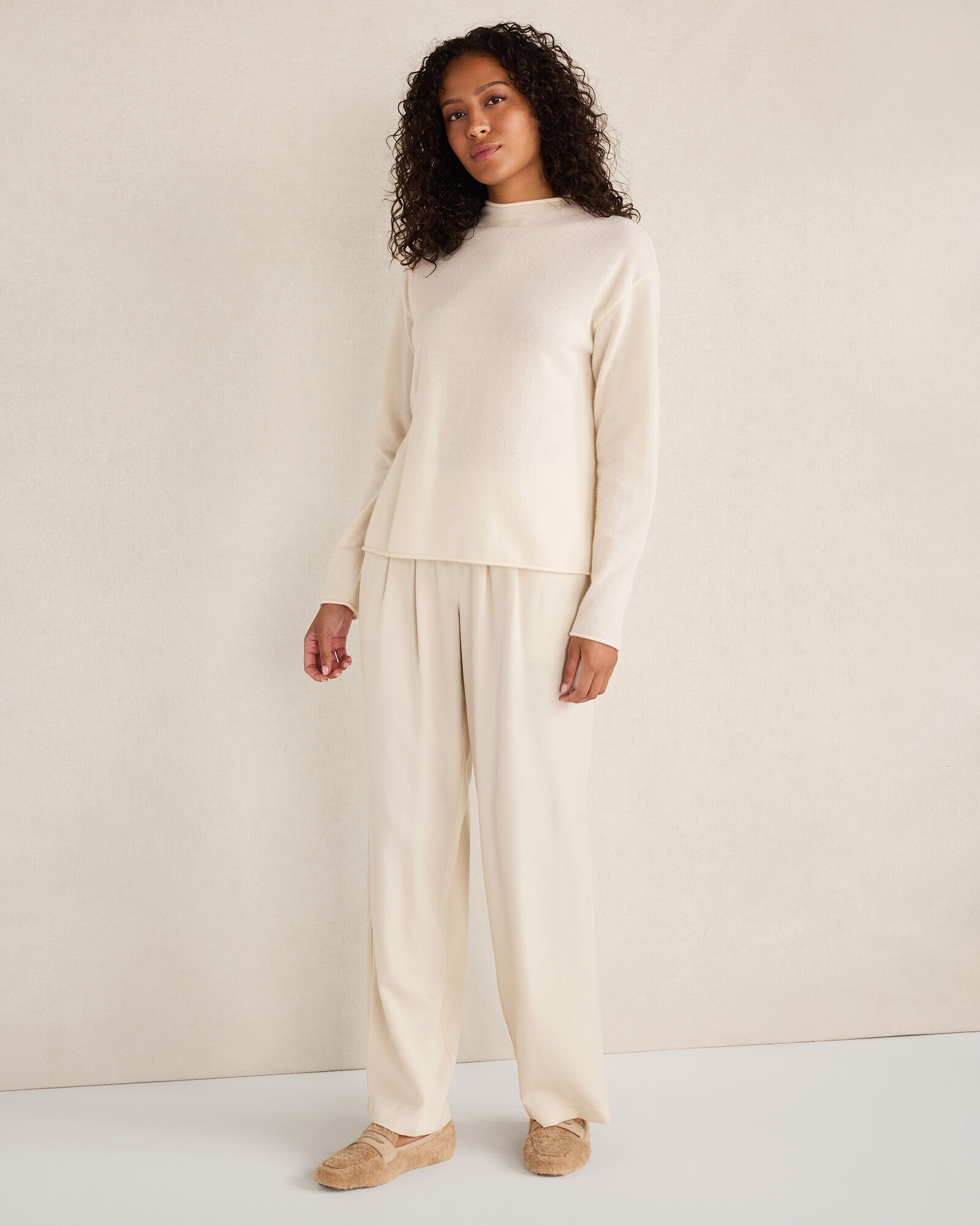 Cashmere Mockneck Sweater