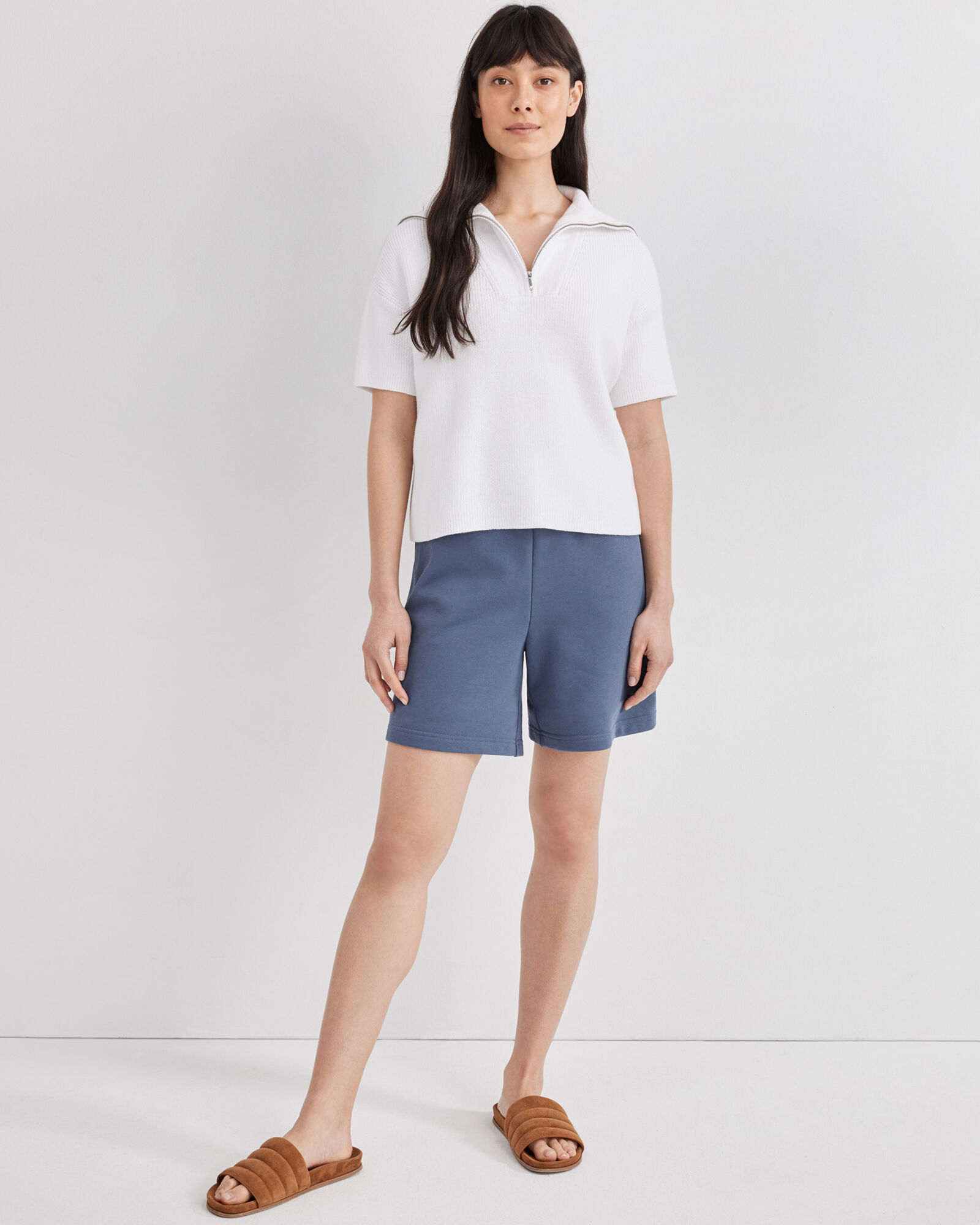 Cotton french hotsell terry shorts polo