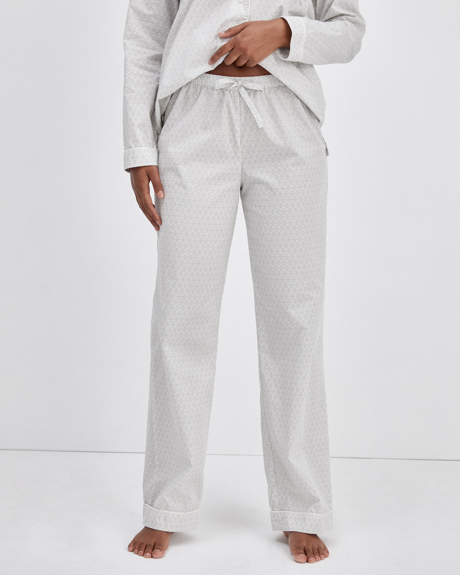 Poplin pajama pants for store women