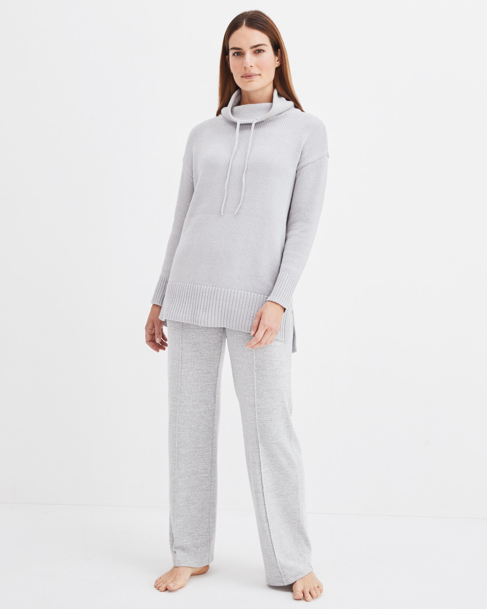 Cowl Neck Tunic Sweater