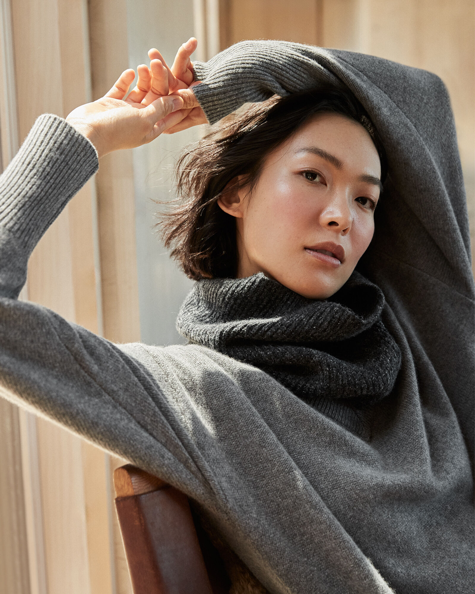 小物 Nahyat snood i-003 Kuro Snood - Plümo Ltd