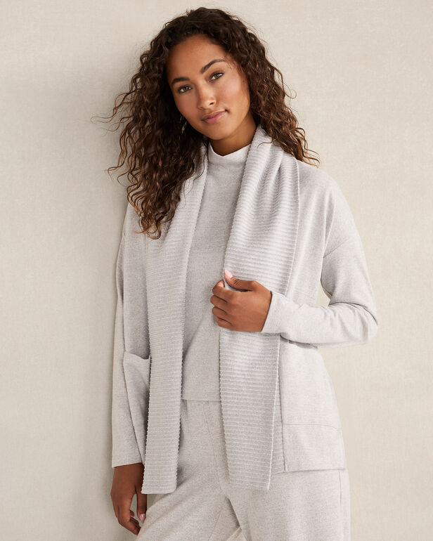 Cozy Knit Open Front Cardigan