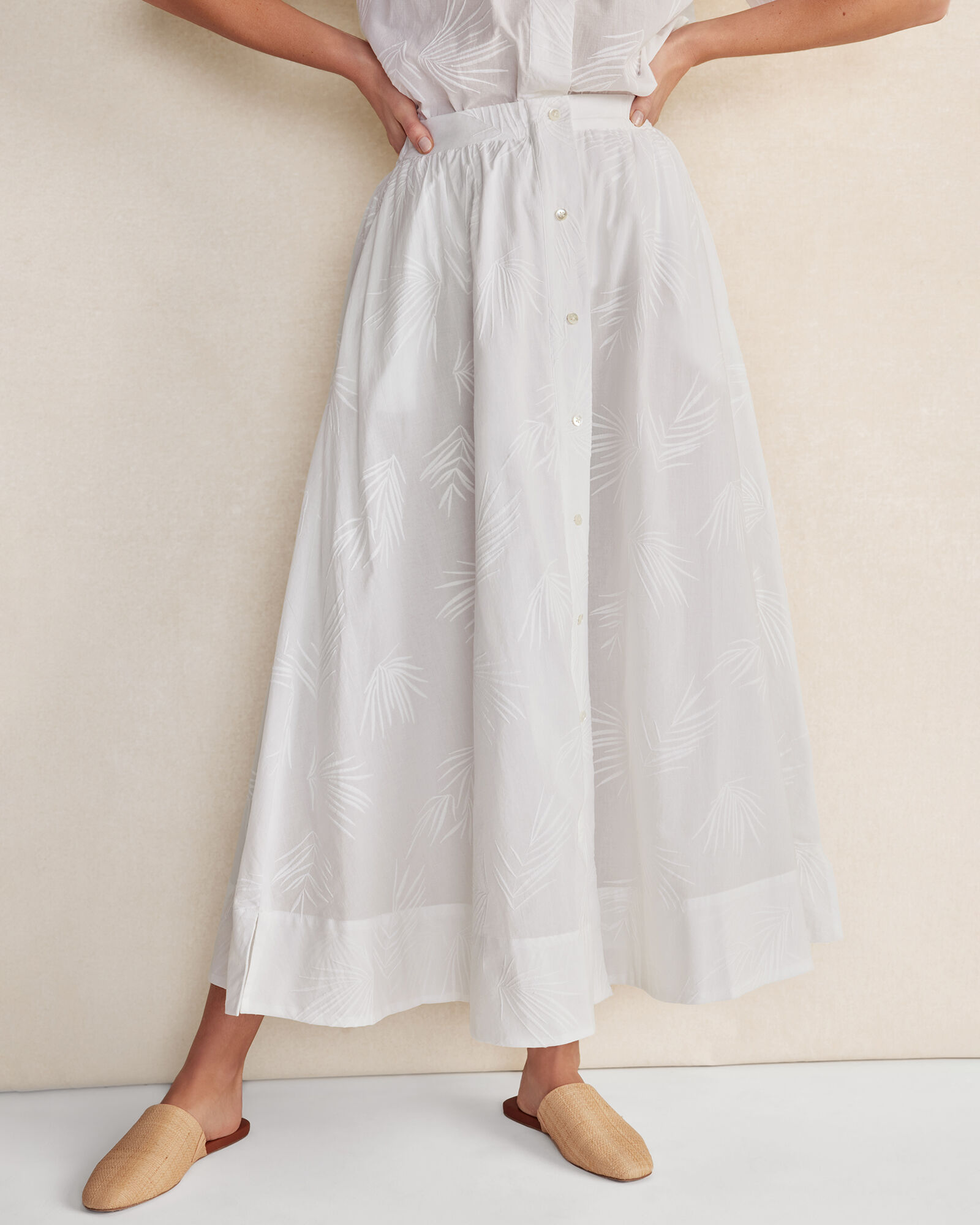 Cotton voile skirt deals