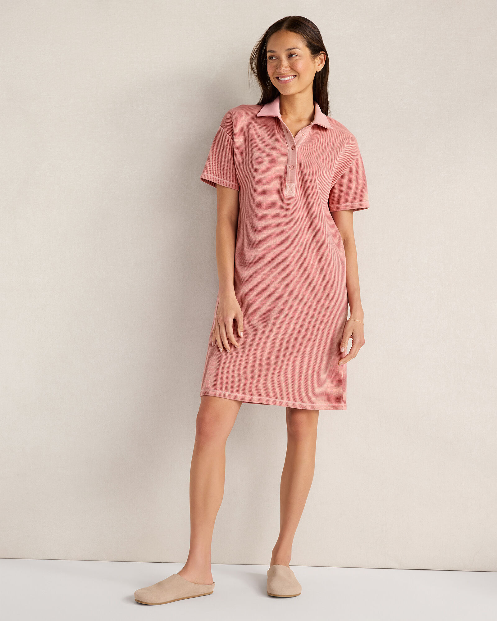 Resti Organic Cotton Waffle Dress