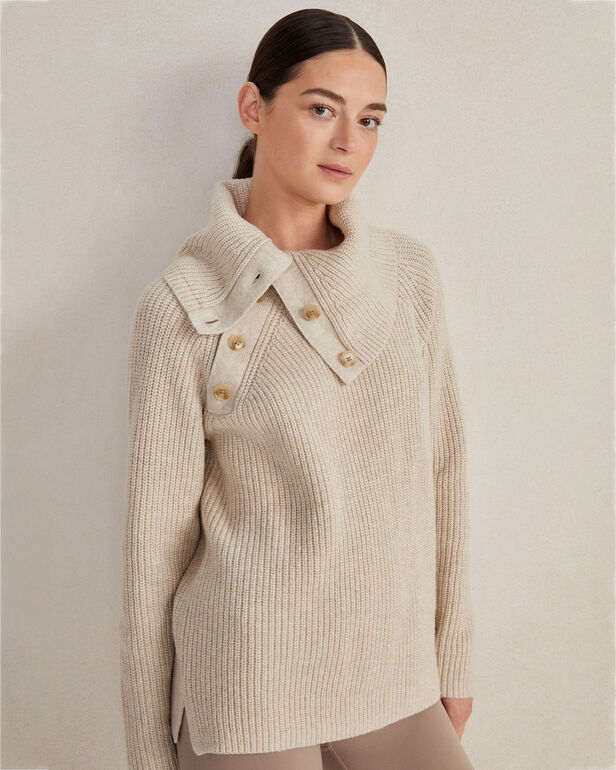 Side Button Sweater