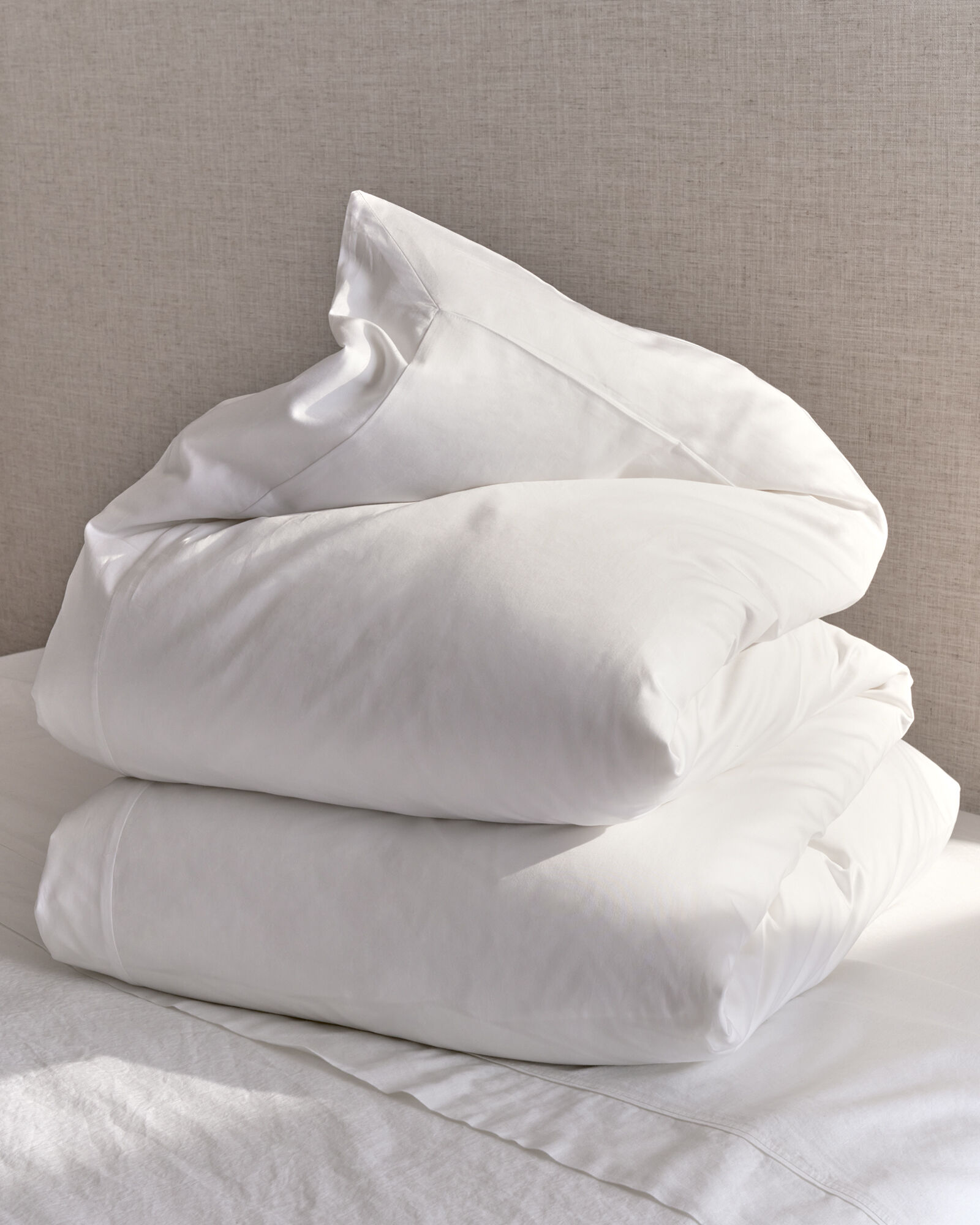 Organic Cotton Sateen Duvet Cover