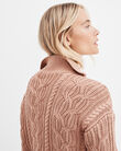 Cable Knit Half-Zip Sweater