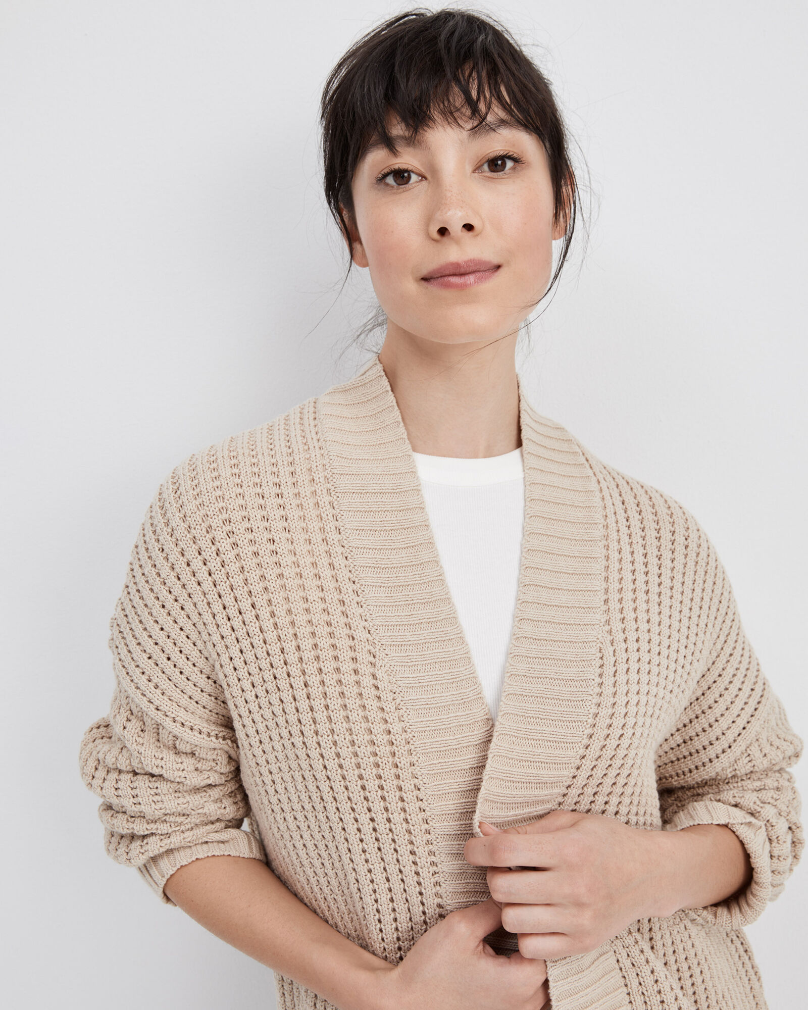 Organic Cotton Cocoon Cardigan