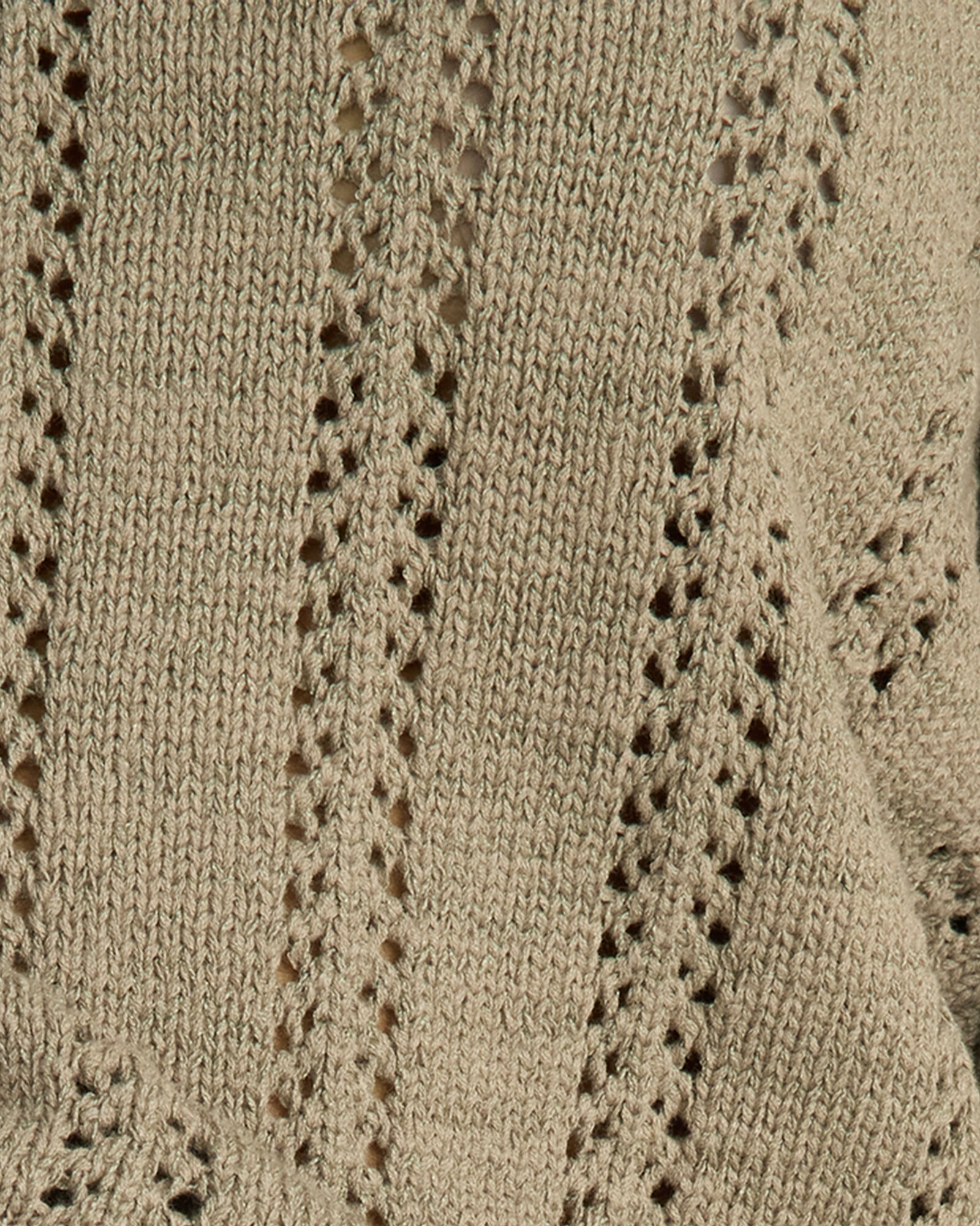 Cotton Tape Yarn Vertical Stitch Sweater
