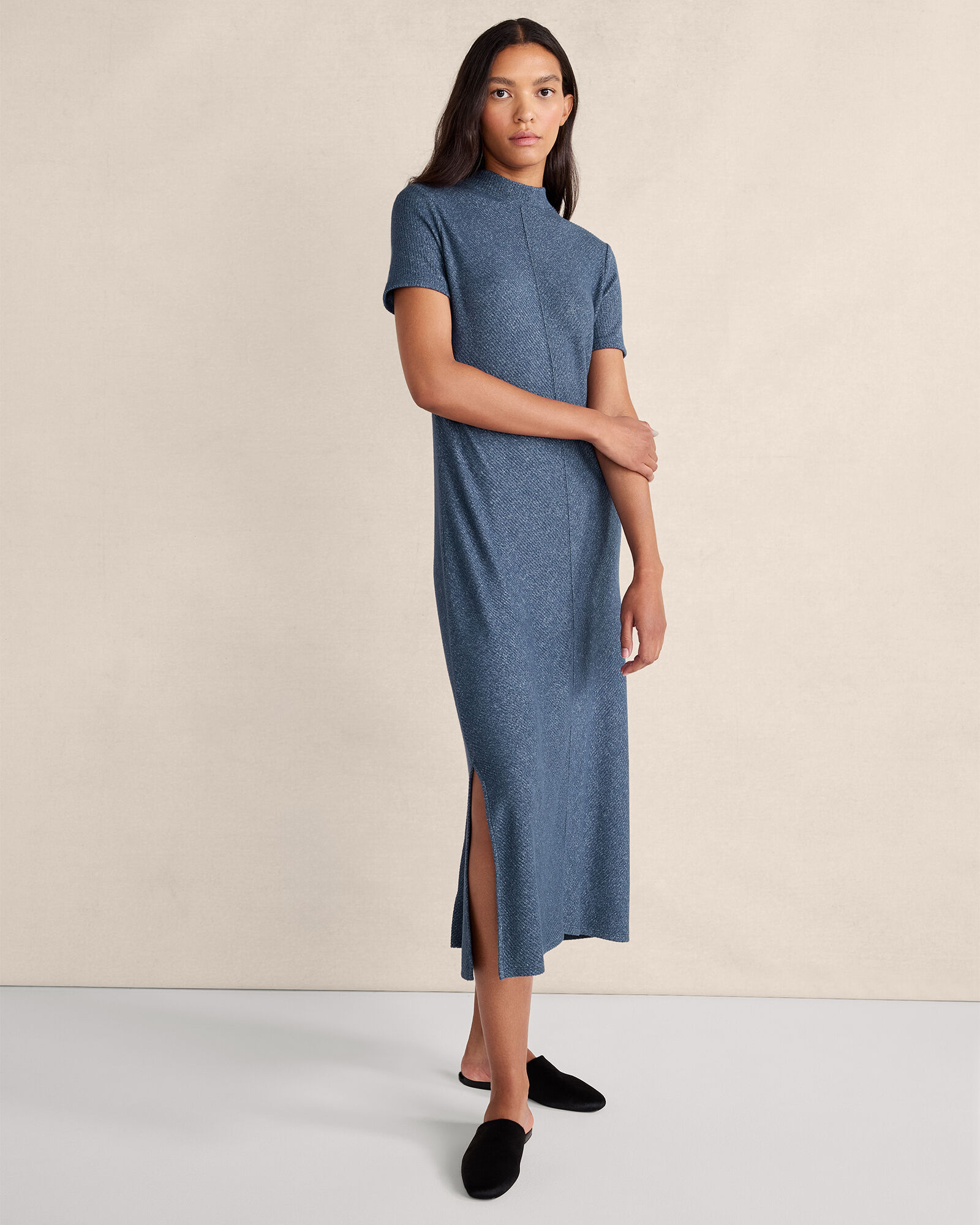 Sweater Knit Chevron Midi Dress | Haven Well Within Sweater Knit Chevron Midi Dress | Haven Well Within