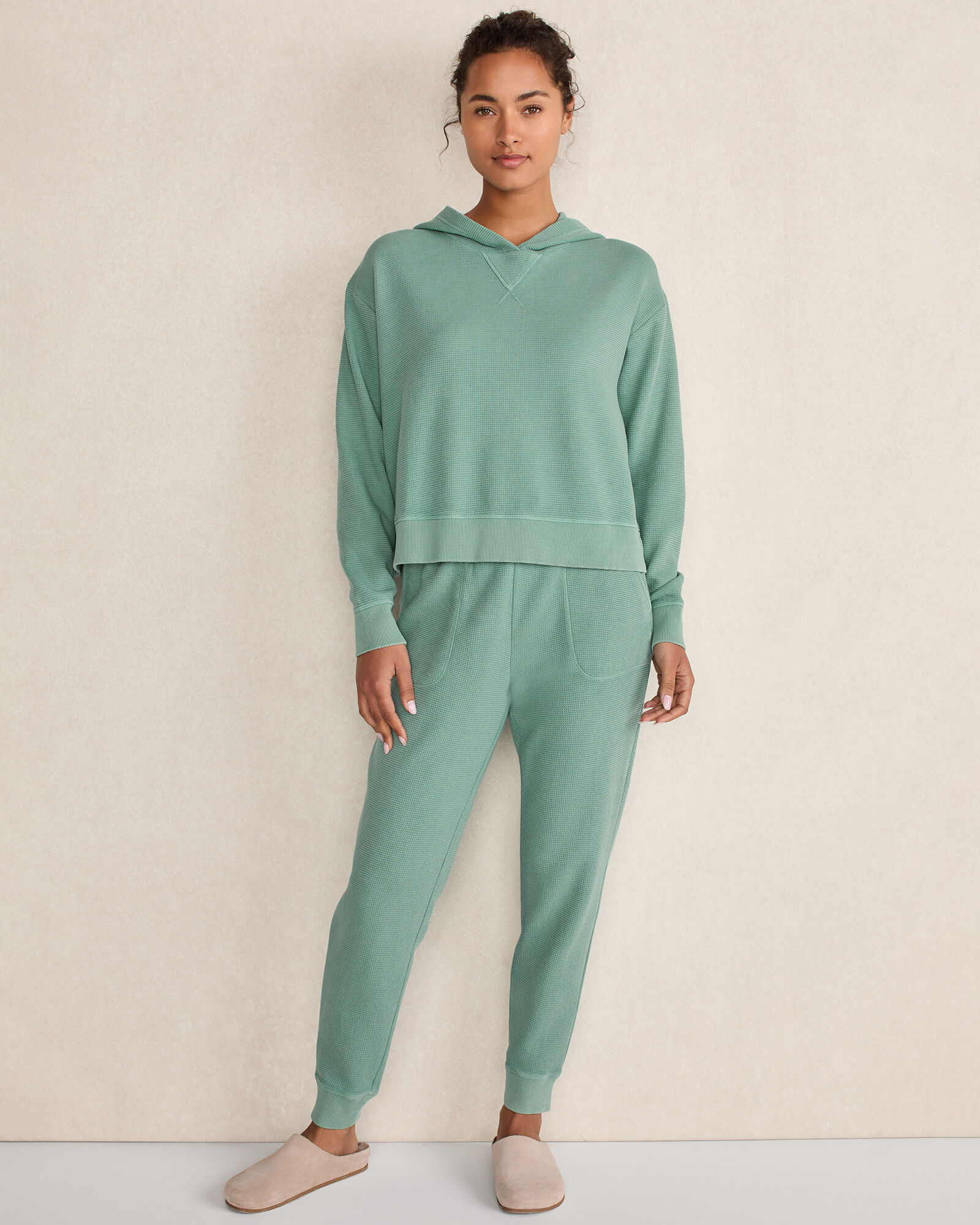 Resti Organic Cotton Waffle Jogger