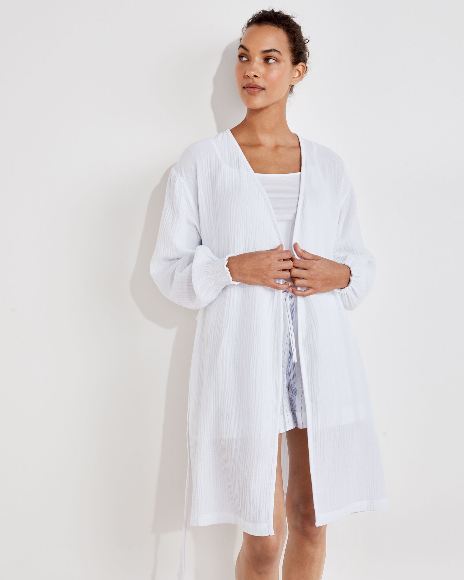 Organic Cotton Gauze Robe